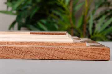 Sapele and Maple Signature Contemporary Chess Board