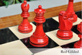 The Reykjavik II Series Gilded Chess Pieces - 3.75