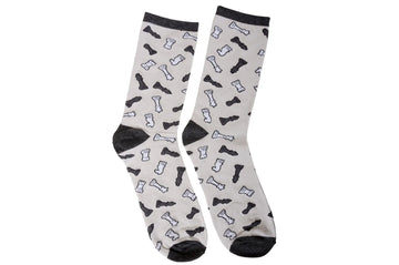 Caissa Collection Gray / Black Chess Socks