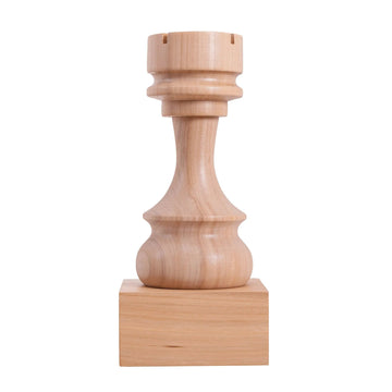Decorative Wood Chess Piece - Rook