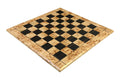 MAPLE BURL & Ebony Reproduction of the Drueke Chess Board - 2.5