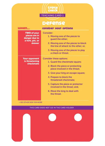 Triple Check Defense & Draws Deck (Cards Only)