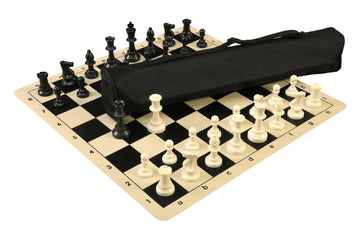 Quiver Chess Set Combination and Single Weighted Regulation Pieces | Silicone Chess Board | Quiver Bag