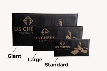 US Chess Giant Checkbook Magnetic Travel Chess Set - 12