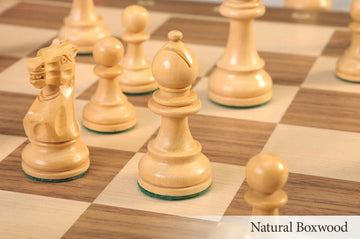 The Grandmaster Series Gilded Chess Pieces - 3.25