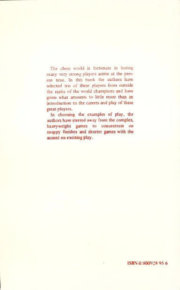 CLEARANCE - Chess with the MASTERS