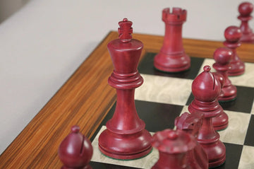 The Grandmaster Series Gilded Chess Pieces - 4.0