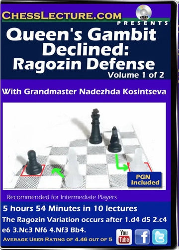Queen's Gambit Declined - Ragozin Defense - 2 DVDs - Chess Lecture - Volume 148