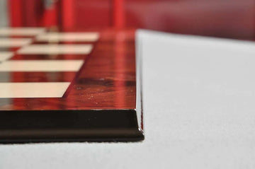 Walnut Burl & Maple Superior Traditional Chess Board - 2.5