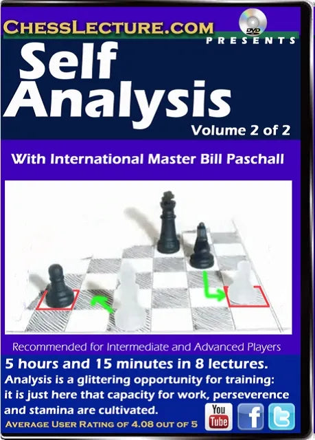 E - DVD - Self Analysis - 2 DVDs - Chess Lecture - Volume 138 – US ...