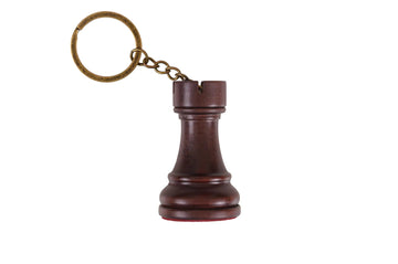Wooden Chess Pieces Keychain