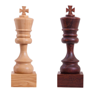 Decorative Wood Chess Piece - King