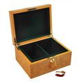 Burlwood Pattern Chess Box