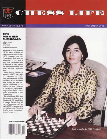 CLEARANCE - Chess Life Magazine - November 2003 Issue