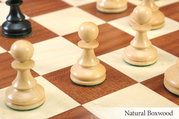 The B.H. Wood Tournament Series Wood Chess Set, Box, & Board Combination