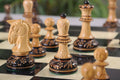 The Burnt Dubrovnik Series Chess Pieces - 3.75