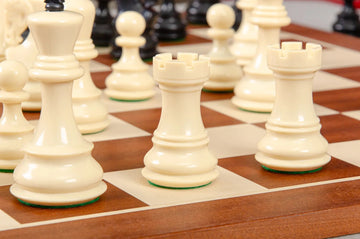 The Zagreb Series Plastic Chess Pieces - 3.75