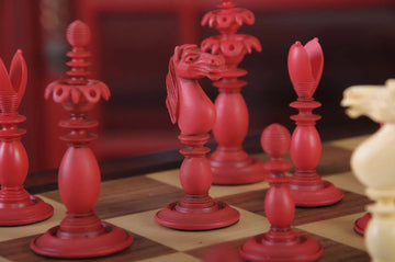 The Calvert Chess Set and Board Combination