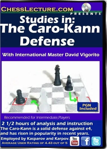 E-DVD Studies in the Caro Kann Defense - Chess Lecture - Volume 101
