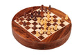 MAGNETIC WOODEN Travel Chess Set - 9