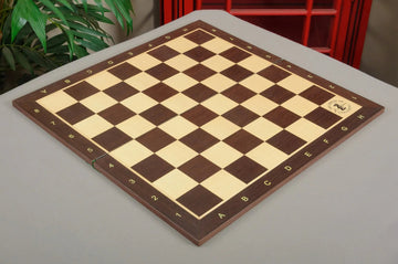 Folding African Palisander and Maple Wooden Tournament Chess Board