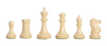 The Fischer Series Plastic Chess Pieces - 3.75