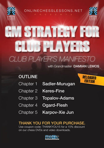 CLEARANCE - GM Strategy for Club Players - EMPIRE CHESS