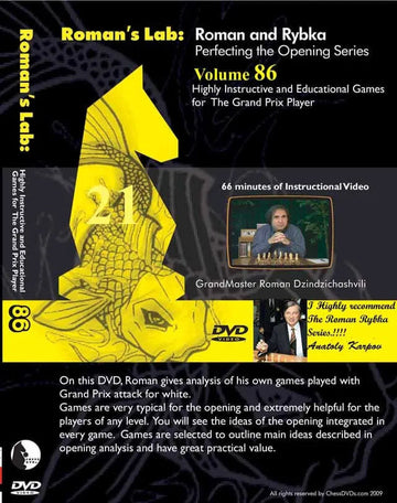 E-DVD ROMAN'S LAB - VOLUME 86 - Highly Instructive and Educational Games for the Grand Prix Player