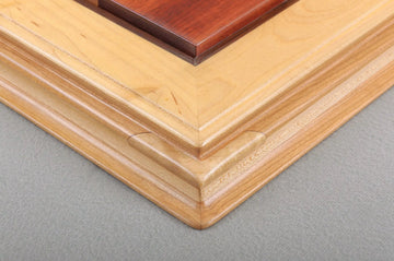 PROTOTYPE - Signature Luxury Chess board - BLOODWOOD / CURLY MAPLE - 2.5