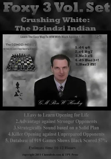 Crushing White: The Dzindzi Indian Volume 1 - Foxy Chess Openings Volume 121