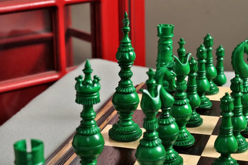 The Oxford Luxury Bone Chess Pieces - 5.25