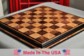 PRE-ORDER - Signature Contemporary Chess Board - WALNUT BURL  / MAPLE BURL - 2.5