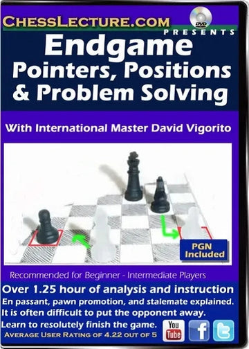 E-DVD Endgame Pointers, Positions and Problem Solving - Chess Lecture - Volume 117