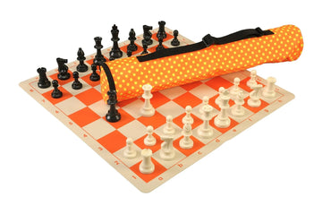 Quiver Chess Set Combination and Single Weighted Regulation Pieces | Silicone Chess Board | Quiver Bag