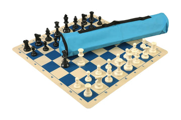 Quiver Chess Set Combination and Single Weighted Regulation Pieces | Silicone Chess Board | Quiver Bag