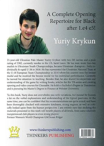 CLEARANCE - A Complete Opening Repertoire for Black after 1.e4 e5!