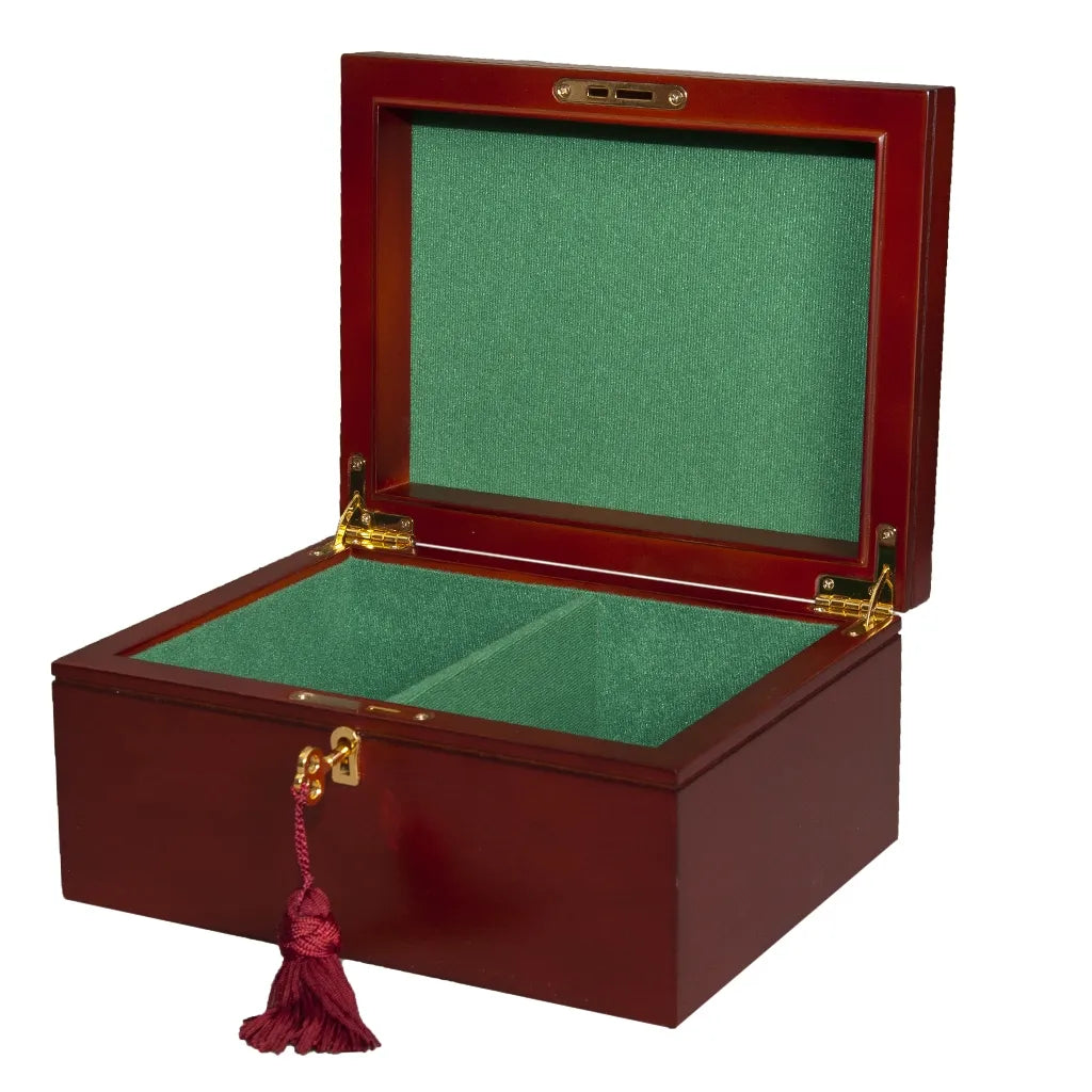 Butiful Chess Box Premium Chess Box - Mahogany – US Chess Sales
