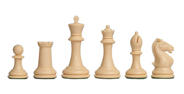 The Hastings Series Plastic Chess Pieces - 3.875" King
