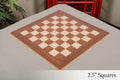 Teak and Bird's Eye Maple Standard Traditional Chess Board