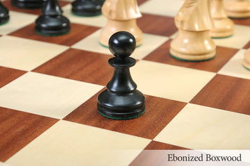 The B.H. Wood Tournament Series Wood Chess Set, Box, & Board Combination