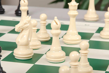 The Knight Templar Series Plastic Chess Pieces - 3.75