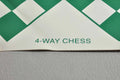 4 Player Vinyl Chess Board - 1.56