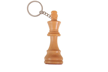 Wooden Chess Pieces Keychain