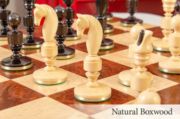 The Camaratta Collection - The Biedermeier Series Luxury Chess Pieces - 4.4