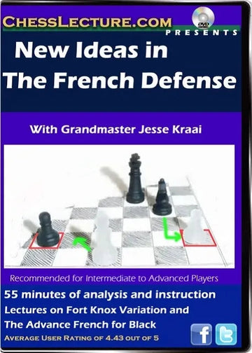 E-DVD New Ideas in The French Defense - Chess Lecture - Volume 56