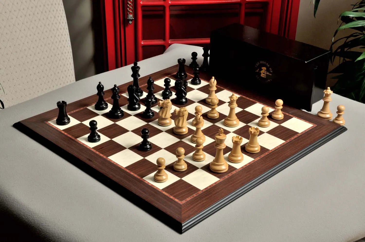 The Wild Knight Series Chess Set, Box, & Board Combination – US Chess Sales