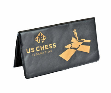 US Chess Standard Checkbook Magnetic Travel Chess Set - 6