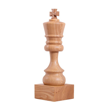 Decorative Wood Chess Piece - King