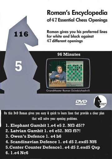 E-DVD ROMAN'S LAB - VOLUME 116 - Encyclopedia of Chess Openings - PART 5