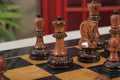 The Burnt Golden Rosewood Dubrovnik Series Chess Set, Box, & Gloss Board Combination